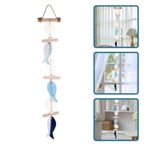 Decorative wooden fish wind - decorative,