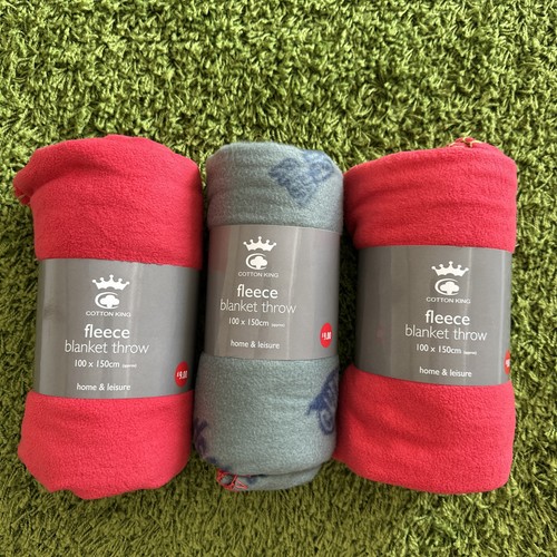 Fleece blanket bundle - 3, x