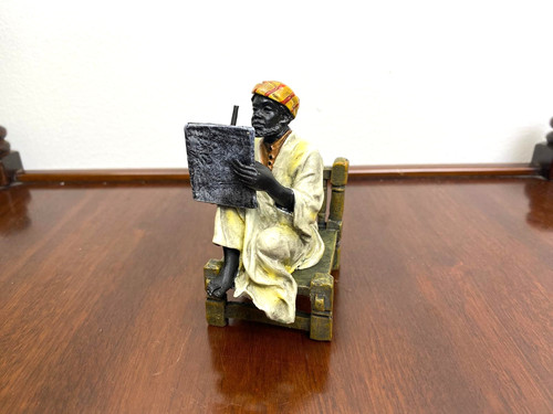 Bronze sculpture writing - sculpture, of