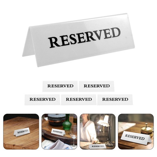 Pcs table reservation signs - pcs,