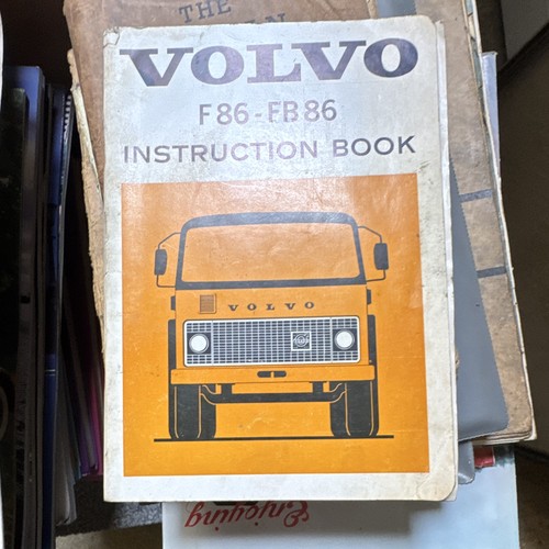 Volvo f86 fb86 instruction - f86,