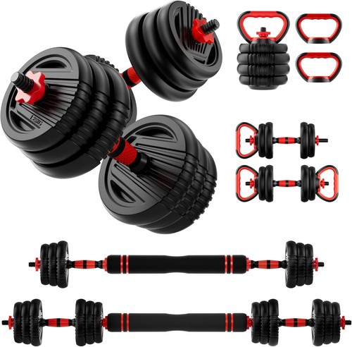 Adjustable dumbbell set 20lbs - dumbbell,