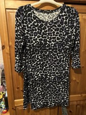 Purple Leopard Print Patterned Dress Size 10 From George At Asda
