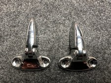 New Classic Mini Boot Hinges Chrome