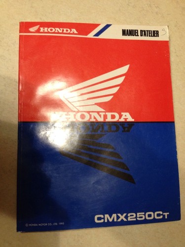 Workshop manual honda cmx250c - workshop,