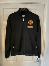 2007-08 NIKE Manchester United Away Football ZIP Tracksuit Size Large