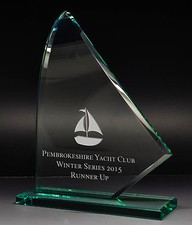 Personalised Jade Glass Curved