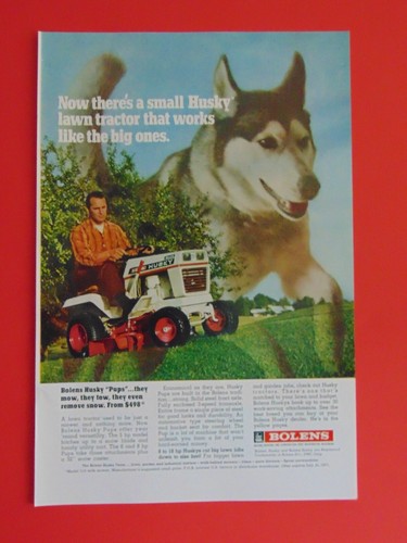 1971 bolens husky - husky, tractor