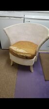 Lloyd Loom Style (Sirrom) Vintage Chair & Linen Basket