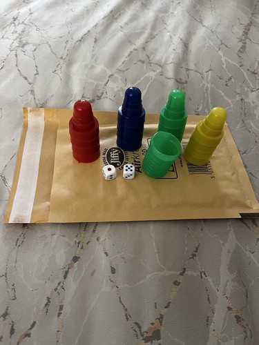 Large ludo plastic coins - large, and