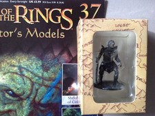 Gorbag, lord of the rings, Lead figure, no 37, eaglemoss,scale replica & mag
