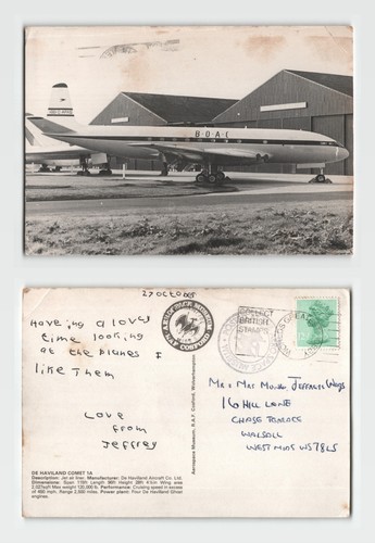 Postcard havilland comet - -,