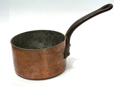 French Antique Copper Saucepan