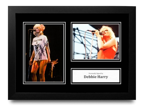 Debbie harry hand signed - debbie, a4