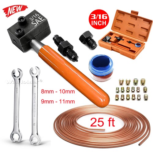 Copper brake pipe flaring - copper, tool