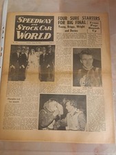 SPEEDWAY AND STOCK CAR WORLD