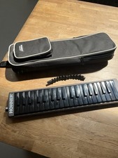 Hohner Airboard Carbon 37 Piano Melodica with Case and Mouthpiece