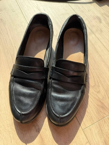 Clarks leather loafers