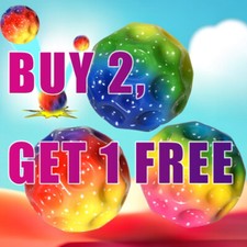 7mm Extreme Space Ball Bounce Moon Ball Fun Kids Sport Outdoor Throw Catch Play