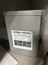 Carroll& Meynell Isolating Transformer 1.5kVA Output 750VA 