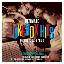 Ultimate Jukebox Hits Of The 50s & 60s 3-CD NEW SEALED Big Bopper/Del Shannon+