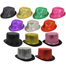 SEQUIN TRILBY FEDORA TOP HAT