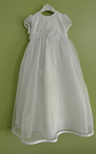 Girls christening gown white - girls,