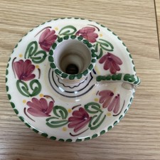 Vintage Ceramic Wee Willie Winky Candlestick Holder