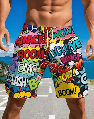 Men summer fashion cartoon - summer,