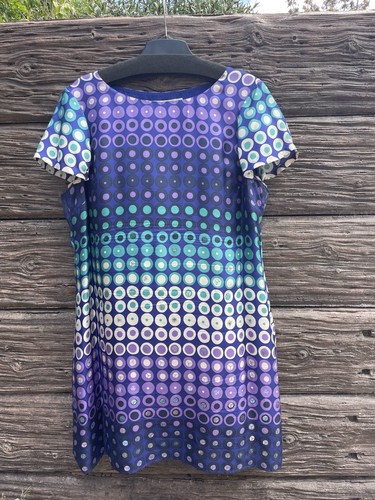 Boden silk tunic uk20 purple - silk,