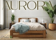 Handmade solid pine wooden bed - handmade,