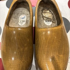 Pair Of New Authentic Wooden Clogs Size 40