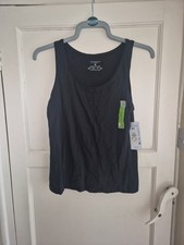 Ladies Black Stretch Vest Size 12/14 From Primark Brand New With Tags