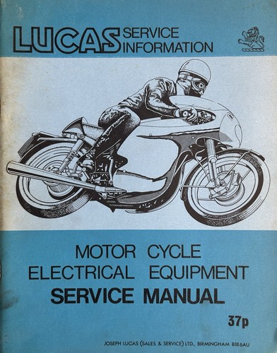 Lucas motor cycle service - motor,