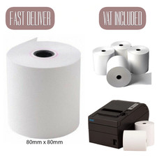 Thermal Till Rolls 80 x 80mm