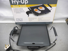 Kampa Fry Up Electic Low Wattage  Hot Plate Griddle 1500w