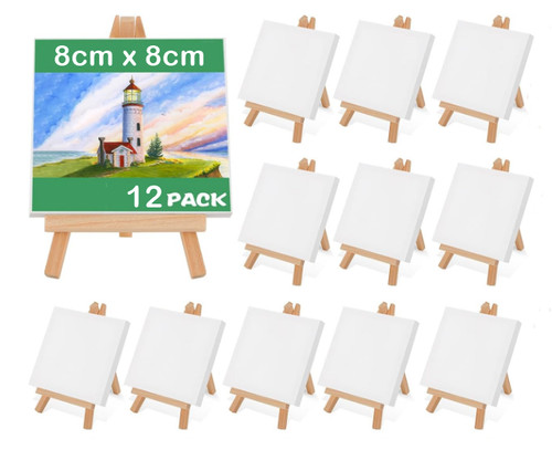 Pack mini stretched - 12, canvas