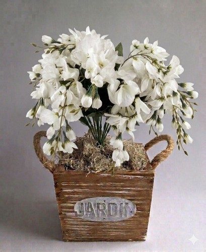 Artificial wisteria potted - artificial,