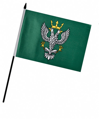 Mercian regiment hand flag - regiment, (9"