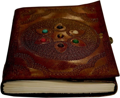 Notebook blank pages - pages, leather
