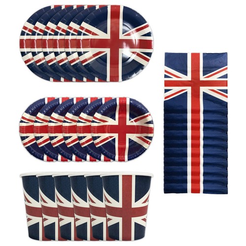 Union jack paper plates - jack,