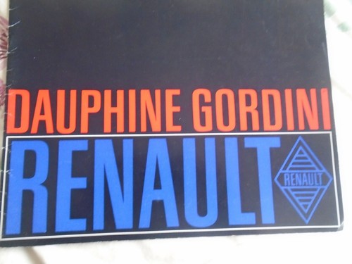 Renault dauphine gordini - dauphine,