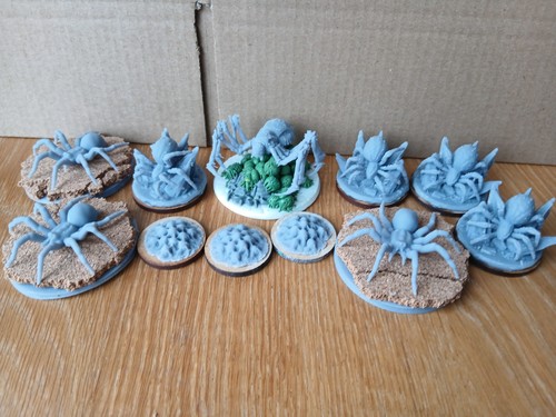 Spiders printed job lot - spiders, d&d