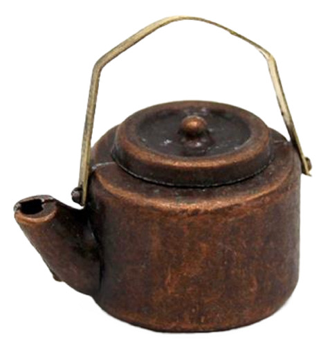 Dolls house teapot aged - dolls,