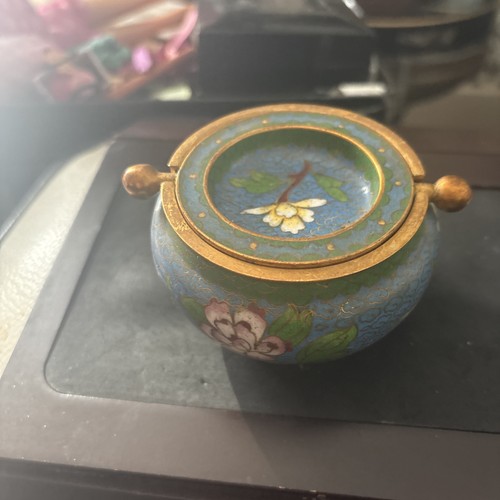 Vintage cloisonne flip top - vintage,