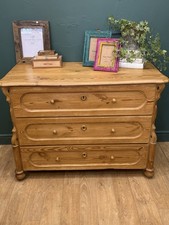 Vintage Continental Pine Chest