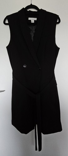 Black sleeveless double - black,