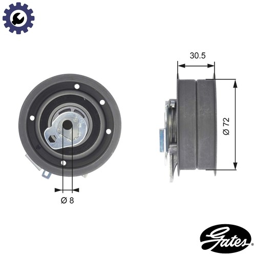 Tensioner pulley timing belt - timing,