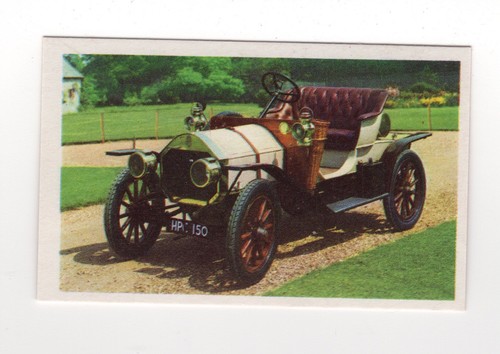 Veteran cars trade card 1909 - veteran, card.