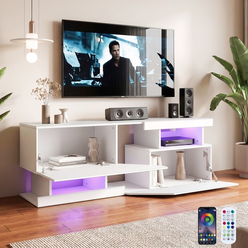 White 140cm cabinet with - cabinet,